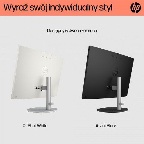 HP AIO 24-cr0005nw Ryzen 5 7520U 23.8"FHD AG IPS 8GB_DDR5 SSD512 Radeon 610M Win11 2Y Shell White - Galeria zdjęcie 5