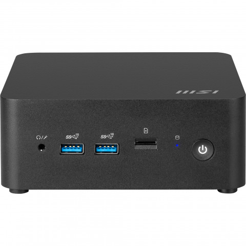 MSI Cubi NUC 1M-003EU i3-100U 8GB SSD512GB Intel UHD Graphics AX211 WiFi 6E Windows 11 Pro Black - Galeria zdjęcie 9