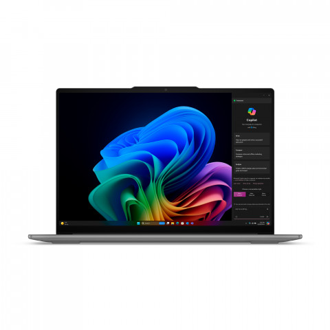 Lenovo Yoga Slim 7 15ILL9 Ultra 7 258V 15.3" 2.8K IPS 500nits 120Hz Glossy 32GB LPDDR5x-8533 SSD512 Intel Arc Graphics W11Pro Luna Grey - Galeria zdjęcie 8