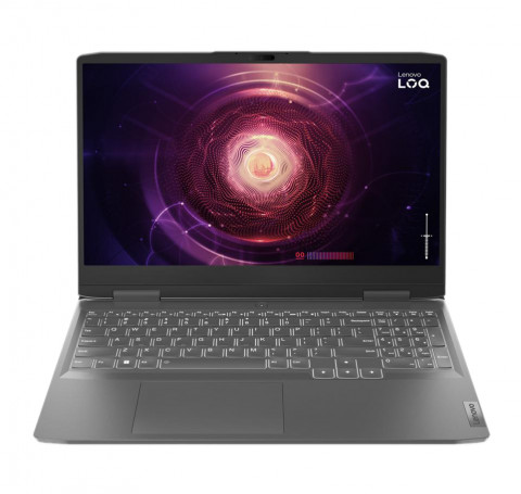 Lenovo LOQ 15APH8 Ryzen 5 7640HS 15.6" FHD IPS 350nits AG 144Hz 16GB DDR5 5600 SSD1TB GeForce RTX 4060 8GB NoOS Storm Grey - Galeria zdjęcie 1