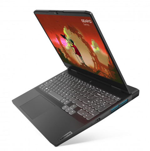 Lenovo IdeaPad Gaming 3 15ARH7 Ryzen 7 7735HS 15.6" FHD IPS 250nits AG 120Hz 16GB DDR5 4800 SSD512 GeForce RTX 3050 6GB NoOS Onyx Grey - Galeria zdjęcie 5