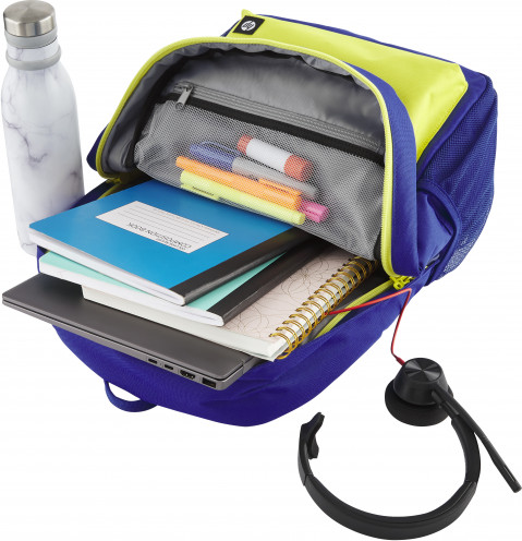 Plecak HP Campus do notebooka 15,6" niebiesko-żółty7J596AA - Galeria zdjęcie 5
