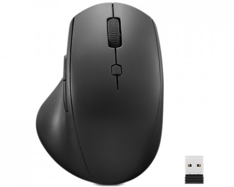Mysz Lenovo 600 Wireless Media Mouse Black - Galeria zdjęcie 1