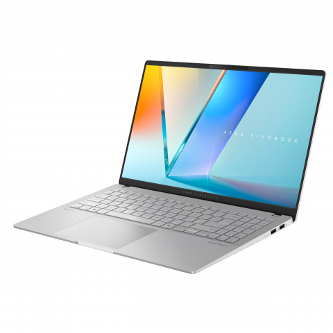 ASUS Vivobook S 15 OLED S5507QA-MA049W Snapdragon X Elite X1E 78 100 15.6" 3K 120Hz 600nits Glossy 32GB LPDDR5X SSD1TB Qualcomm Adreno NPU 45TOPs WLAN+BT Cam 70WHrs Win11 Cool Silver - Galeria zdjęcie 9