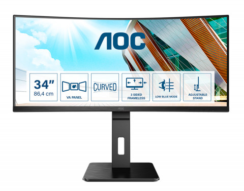 MONITOR AOC LED 34" CU34P2A - Galeria zdjęcie 1