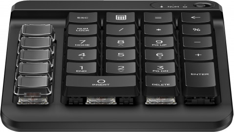 Klawiatura numeryczna HP 430 Bluetooth Programmable Wireless Mechanical Keypad bezprzewodowa czarna 7N7C2AA - Galeria zdjęcie 7