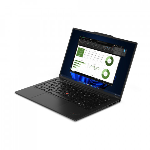 Lenovo ThinkPad X1 Carbon Gen 12 i7-155U 14"2.8K OLED 120Hz 400nits AG 32GB LPDDR5x-6400 SSD1TB Intel Graphics W11Pro Premier Support Black Paint - Galeria zdjęcie 4