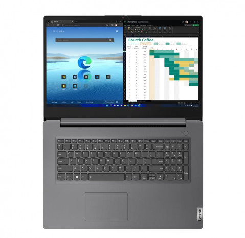 Lenovo V17 G4 IRU i7-1355U 17.3" FHD IPS 300nits AG 16GB DDR4-3200 SSD512 Intel Iris Xe Graphics W11Pro Iron Grey 3Y OnSite - Galeria zdjęcie 8