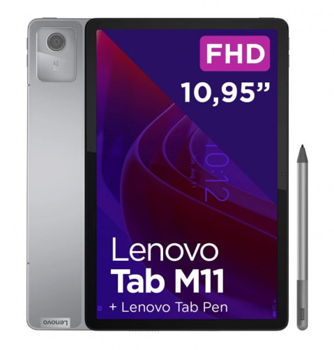 Lenovo Tab M11 MediaTek Helio G88 11" WUXGA IPS 400nits 90Hz 8/128GB ARM Mali-G52 MC2 Android Luna Grey - Galeria zdjęcie 1