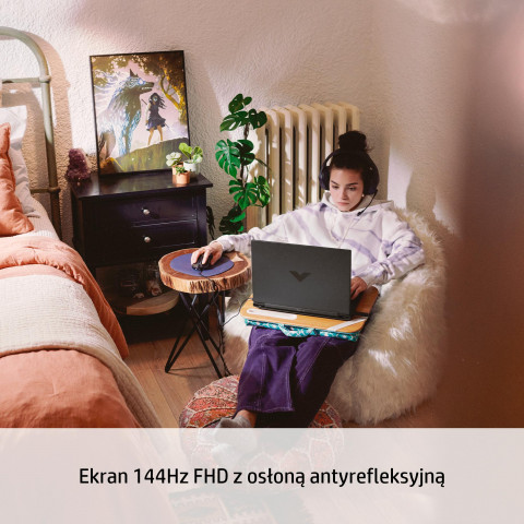 HP Victus 15-FB1013D Ryzen 5 7535HS 15.6" FHD AG 144Hz IPS 16GBGB SSD512 BT BLKB LAN GeForce RTX 2050 4GB Win11 Mica Silver (REPACK) 2Y - Galeria zdjęcie 13