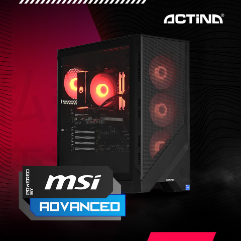 Komputer Actina PB MSI 5700X/32GB/1TB/RTX4060/650W - Galeria zdjęcie 2