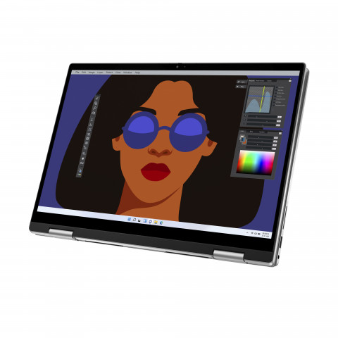 Dell Inspiron 2in1 7430 i5-1335U 14.0" FHD+ Touch 8GB SSD512 Intel Iris Xe backlit Win11 Silver - Galeria zdjęcie 17