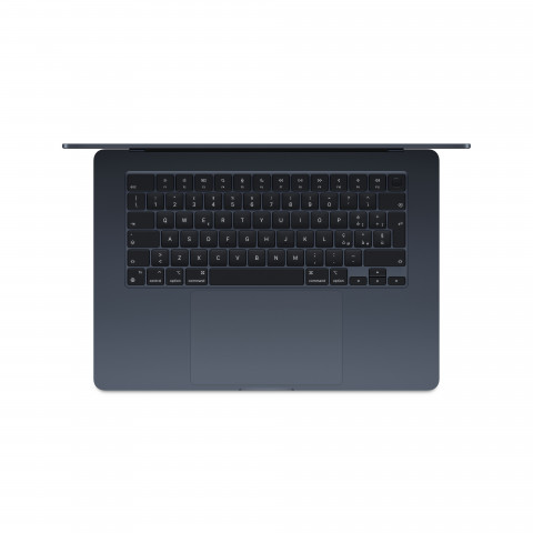 Apple 15-inch MacBook Air: Apple M3 chip with 8-core CPU and 10-core GPU, 16GB, 256GB SSD - Midnight - Galeria zdjęcie 2