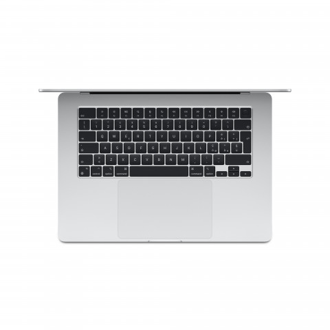 Apple 15-inch MacBook Air: Apple M3 chip with 8-core CPU and 10-core GPU, 16GB, 256GB SSD - Silver - Galeria zdjęcie 2