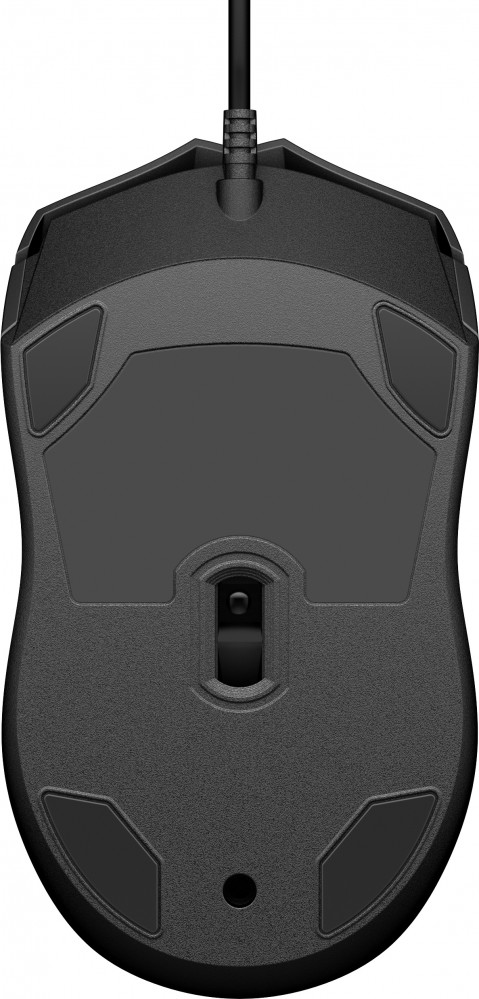 Mysz HP Wired Mouse 100 przewodowa czarna 6VY96AA - Galeria zdjęcie 3