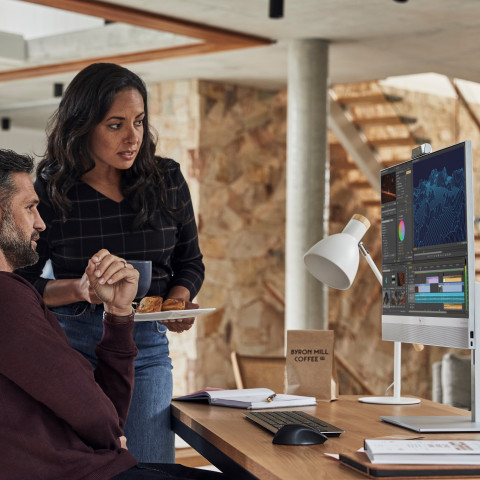 HP EliteOne Touch 870 G9 AIO i5-13600 27" QHDTouch IPS AG 250 nits 16GB DDR5 4800 SSD512 Intel UHD Graphics 770 W11Pro 3Y OnSite Silver - Galeria zdjęcie 11