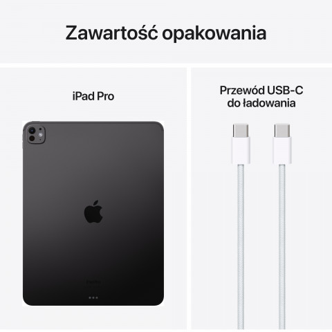 Apple 13-inch iPad Pro (M4) WiFi 256GB with Standard glass - Space Black - Galeria zdjęcie 9