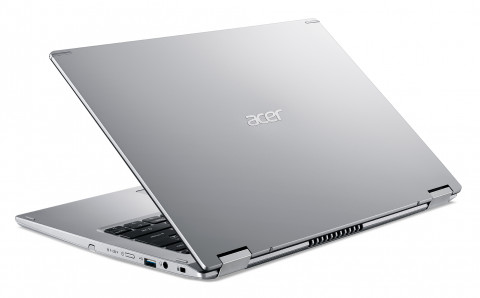 Acer TravelMate Spin 3 SP314-54N i5-1035G4 14"FHD Touch 8GB LPDDR4 SSD1TB IrisXe KlawDE Win10 Silver - Galeria zdjęcie 2