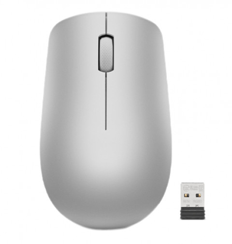 Mysz Lenovo 530 Wireless Mouse Platinum Grey - Galeria zdjęcie 1