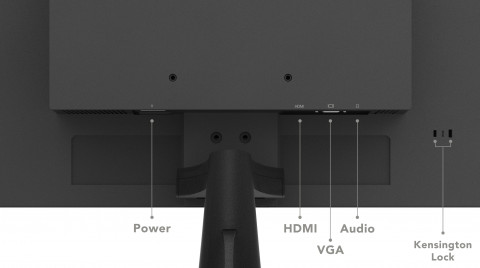 Lenovo ThinkVision C24-40 23,8"FHD IPS 250nits AG HDMI, VGA Raven Black 3Y - Galeria zdjęcie 9