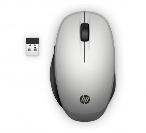 MYSZ optyczna bezprzewodowa HP Dual Mode 6CR72AA Srebrna - Galeria zdjęcie 4