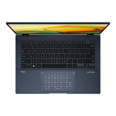 ASUS Zenbook 14 OLED UX3402VA-KN593X i7-13700H 14.0" 2.8K 90Hz 400nits Glossy 16GB LPDDR5 SSD1TB Intel Iris Xe Graphics WLAN+BT Cam1080p Backlit Keyboard 75WHrs Win 11 Pro Ponder Blue - Galeria zdjęcie 6