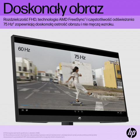 MONITOR HP LED, TN 21,5" V22i (6D8G8E9) - Galeria zdjęcie 11