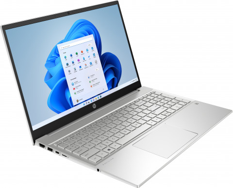 HP Pavilion 15-eg2006nw i5-1235U 15.6"FHD AG slim 250nits 16GB DDR4 SSD512 Intel Iris Xe non-SD card reader Win11 2Y Natural Silver - Galeria zdjęcie 3