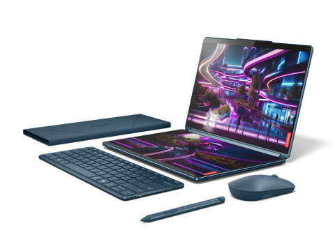 Lenovo Yoga Book 9 13IMU9 Ultra 7 155U 2x 13.3" 2.8K OLED 400nits Glossy 60Hz 32GB LPDDR5x-7467 SSD512 Intel Arc Graphics Win11 Tidal Teal - Galeria zdjęcie 17