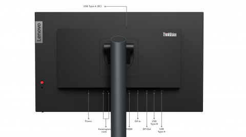 Lenovo ThinkVision P24q-30 IPS 60Hz 300nits AG HDMI DP USB Raven Black 3Y - Galeria zdjęcie 10