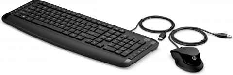 HP Zestaw przewodowy Pavilion 200, Klawiatura i Mysz, 9DF28AA, czarny - Galeria zdjęcie 2