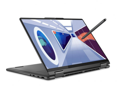 Lenovo Yoga 7 14ARP8 Ryzen 5 7535U 14" WUXGA OLED 400nits Glossy 60Hz 16GB LPDDR5-6400 SSD512 Radeon 660M Graphics Win11 Storm Grey - Galeria zdjęcie 2