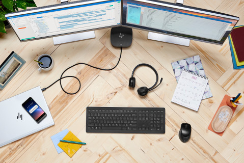 Stacja dokująca + zasilacz HP USB-C Dock G5 100W czarna 5TW10AA - Galeria zdjęcie 9