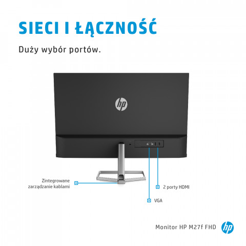 MONITOR HP LED, IPS 27" M27f (2G3D3E9) - Galeria zdjęcie 7