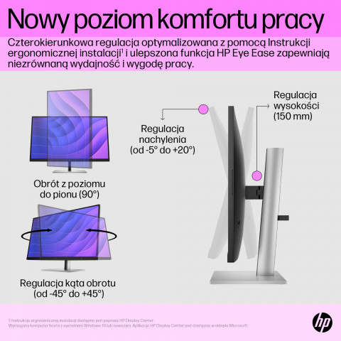 MONITOR HP LED 27” E27q G5 (6N6F2AA) - Galeria zdjęcie 6