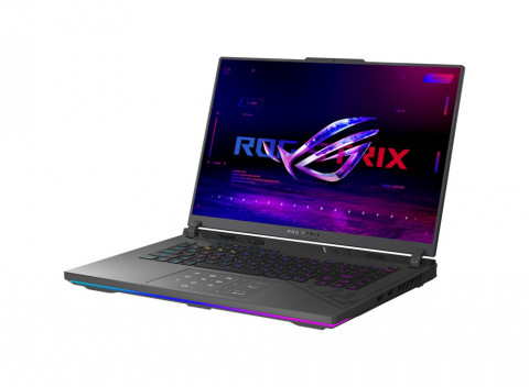 ASUS ROG Strix G16 G614JZR-N4070 i9-14900HX 16.0" 2.5K 240Hz IPS-level 500nits AG 16GB DDR5 5600 SSD1TB GeForce RTX 4080 12GB LAN WLAN+BT Cam720p Backlit Keyboard RGB 90WHrs NoOS Eclipse Gray - Galeria zdjęcie 2