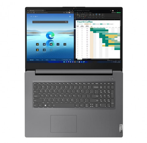 Lenovo V17 G4 IRU i5-1335U 17.3" FHD IPS 300nits AG 16GB DDR4 3200 SSD512 Intel Iris Xe Graphics W11Pro Iron Grey 3Y OnSite - Galeria zdjęcie 8
