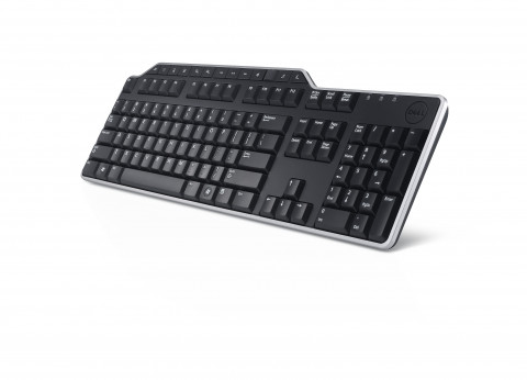 Klawiatura Dell KB-522 przewodowa biznesowa multimedialna USB czarna - Galeria zdjęcie 3