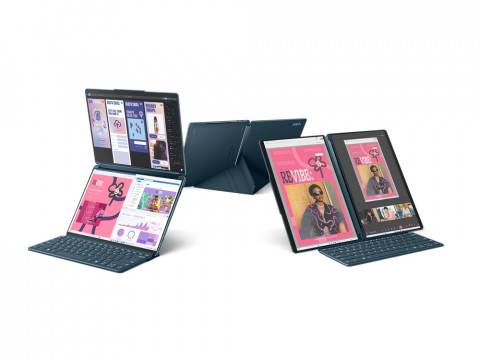 Lenovo Yoga Book 9 13IMU9 Ultra 7 155U 2x 13.3" 2.8K OLED 400nits Glossy 60Hz 32GB LPDDR5x-7467 SSD512 Intel Arc Graphics Win11 Tidal Teal - Galeria zdjęcie 21