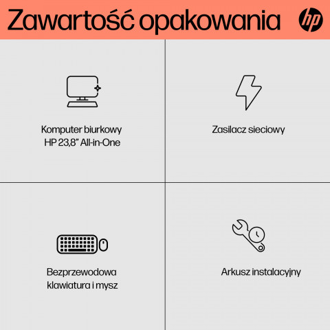 HP AIO 24-cr0005nw Ryzen 5 7520U 23.8"FHD AG IPS 8GB_DDR5 SSD512 Radeon 610M Win11 2Y Shell White - Galeria zdjęcie 6