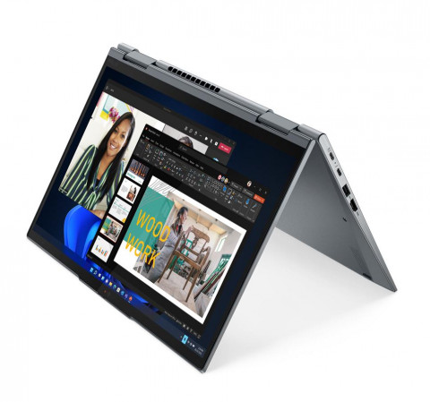Lenovo ThinkPad X1 Yoga G7 i7-1260P 14" WUXGA IPS 500nits AG 16GB LPDDR5-5200 SSD512 Intel Iris Xe Graphics LTE W11Pro Storm Grey - Galeria zdjęcie 6