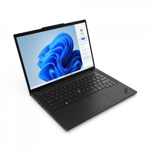 Lenovo ThinkPad T14 G5 Ultra 7 155U 14.0"WUXGA IPS 60Hz 400nits AG 32GB DDR5 SSD1TB Intel Graphics 52.5Wh W11Pro Black 3Y OnSite - Galeria zdjęcie 2