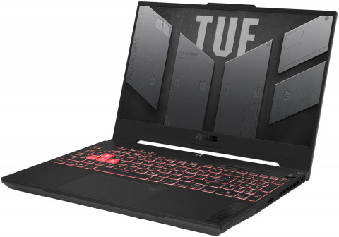 ASUS TUF Gaming A15 FA507NV-LP023 Ryzen 7 7735HS 15.6"FHD 144Hz Value IPS-level 250nits AG 16GB DDR5 SSD512 GeForce RTX 4060 8GB WLAN+BT LAN Cam720p Backlit Keyboard NoOS Black - Galeria zdjęcie 3