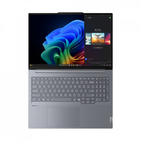 Lenovo ThinkBook 16 G7 QOY Snapdragon X Plus X1P-42-100 16" WUXGA IPS 300nits AG 60Hz 32GB DDR5 SSD512 Qualcomm Adreno 84Wh W11Pro Luna Grey 3Y Onsite - Galeria zdjęcie 6