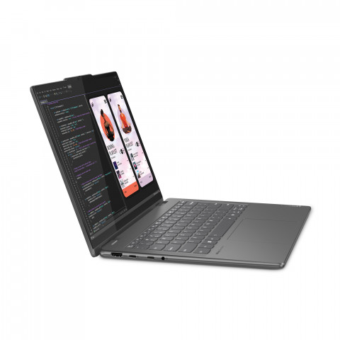 Lenovo Yoga 7 2-in-1 14AHP9 Ryzen 5 8640HS 14" WUXGA OLED 400nits Glossy 16GB LPDDR5x-6400 SSD512 Radeon 760M Graphics Win11 Storm Grey - Galeria zdjęcie 13