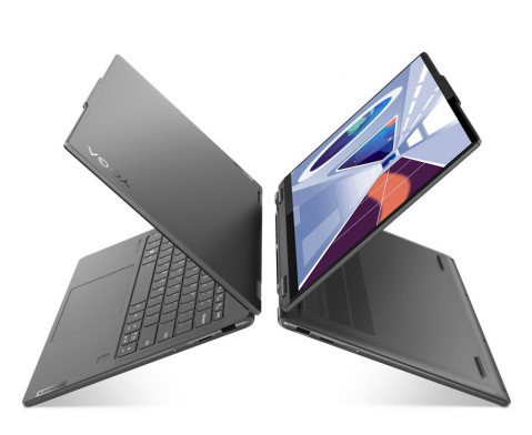 Lenovo Yoga 7 14ARP8 Ryzen 5 7535U 14" WUXGA OLED 400nits Glossy 60Hz 16GB LPDDR5-6400 SSD512 Radeon 660M Graphics Win11 Storm Grey - Galeria zdjęcie 13
