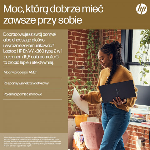HP Envy 15-FH0023DX Ryzen 7 7730U 15.6"FHD Touch 16GB SSD512 BT BLKB x360 Win11 Nightfall Black (REPACK) 2Y - Galeria zdjęcie 27