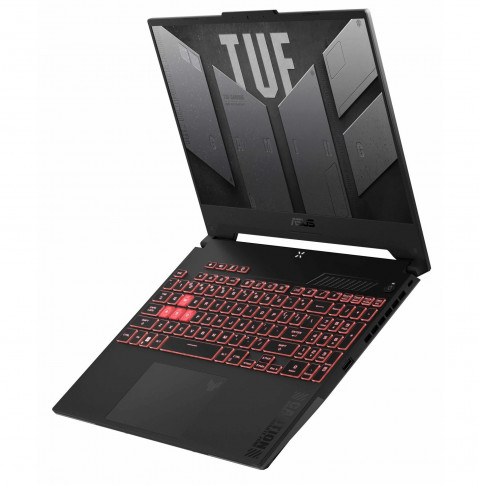 ASUS TUF Gaming A15 FA507NVR-LP005 Ryzen 7 7435HS 15.6"FHD 144Hz Value IPS-level 250nits AG 16GB DDR5 4800 SSD512 GeForce RTX 4060 8GB LAN WLAN+BT Cam720p 90WHrs NoOS Mecha Gray - Galeria zdjęcie 8