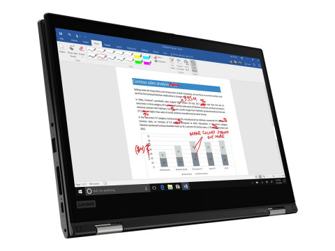 Lenovo ThinkPad L13 YOGA G2 i3-1115G4 13.3"FHD TouchScreen IPS 8GB SSD256 IrisXe_G4 Cam720p LAN x360 W11Pro (REPACK) 2Y - Galeria zdjęcie 5