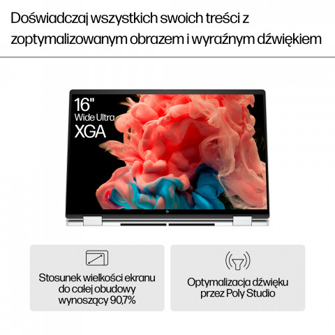 HP ENVY x360 16-ac0003nw Ultra 7 155U 16,0"WUXGA Touch AG IPS 300nits 16GB DDR5 SSD1TB Intel Arc 5MP Win11 2Y Glacier Silver - Galeria zdjęcie 15